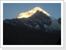 Morgenstimmung mit Annapurna im Hintergrund